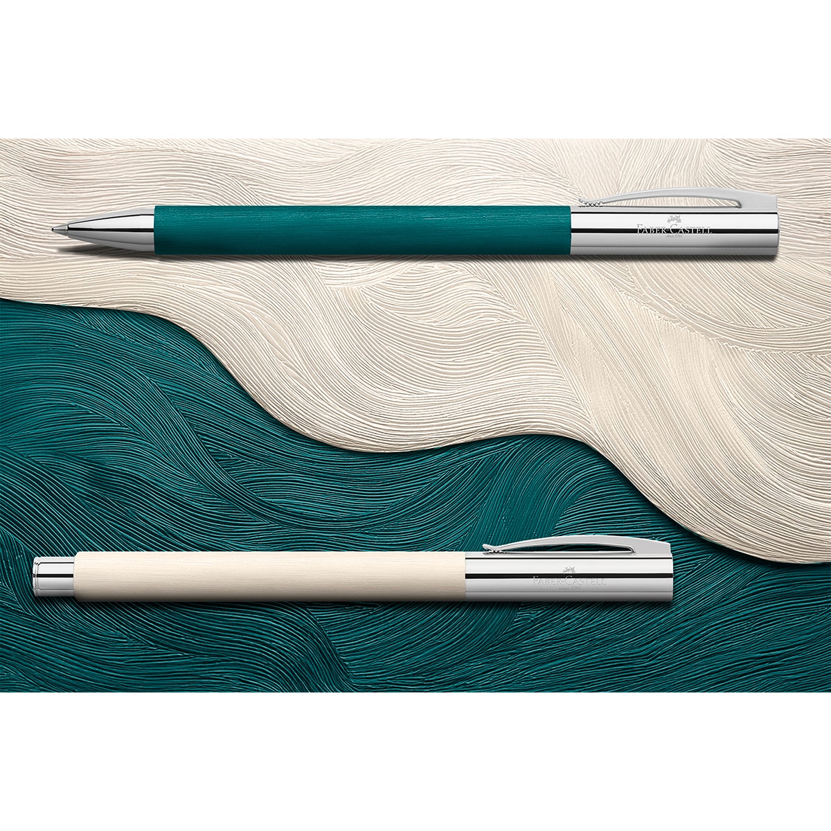Stylo bille Faber-Castell Ambition Soft Teal