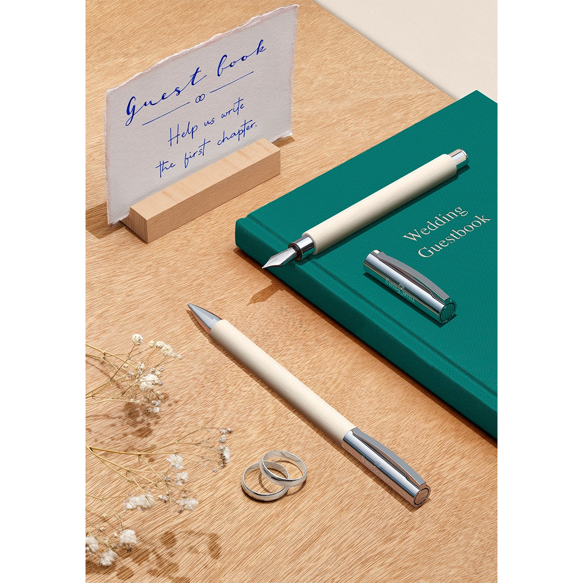 Stylo bille Faber-Castell Ambition Cinematic White