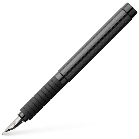 Faber-Castell, penna stilografica Essentio, carbonio, nero carbonio