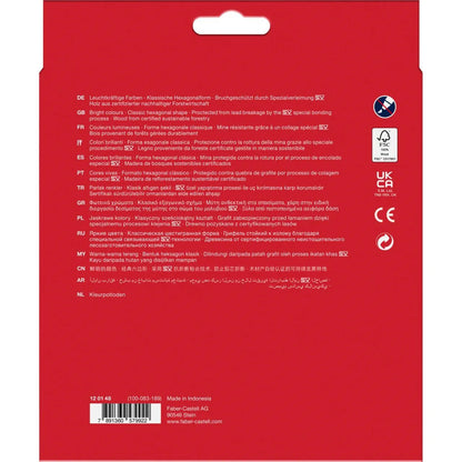 Faber-Castell, set di matite colorate Classic Colour, 48 pezzi