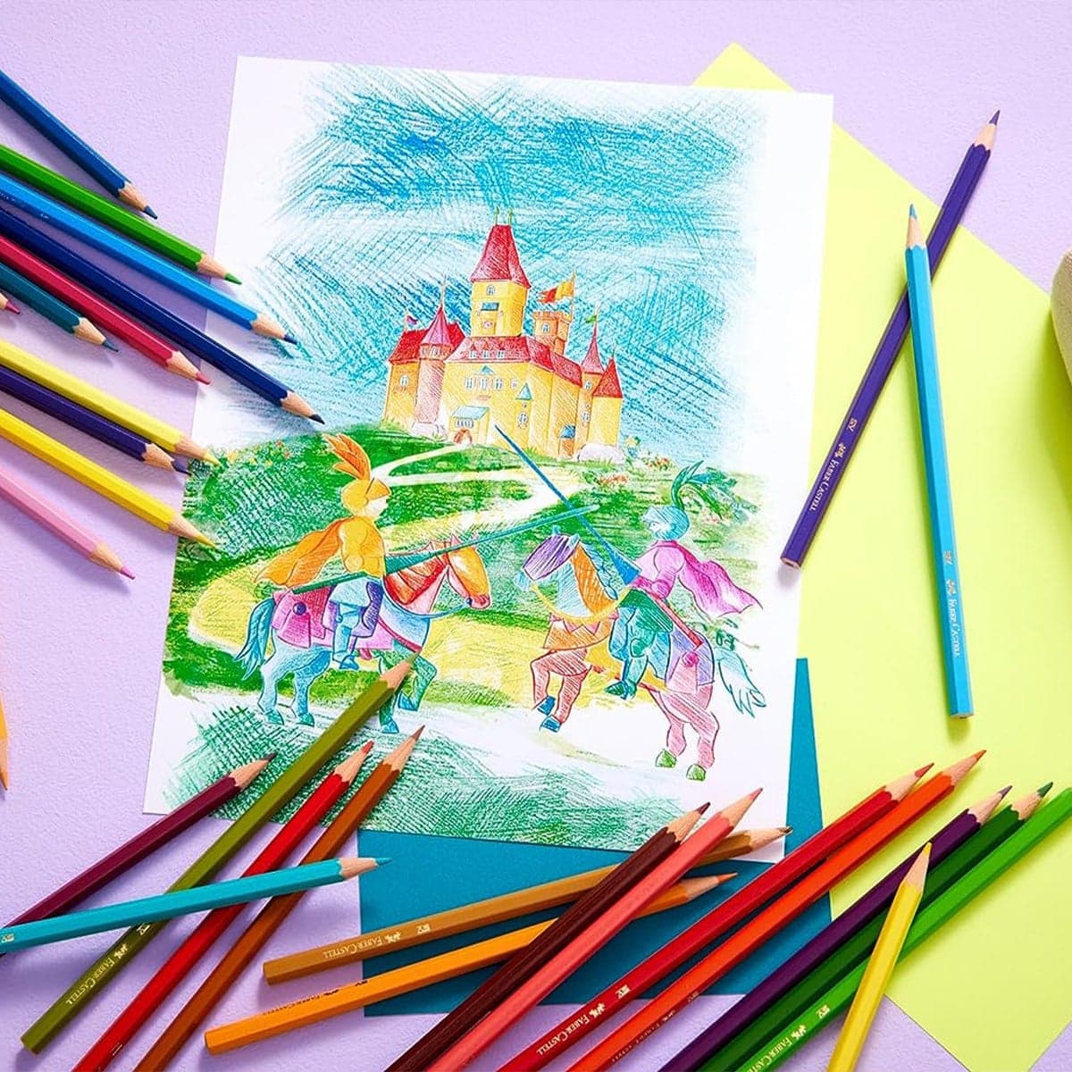 Faber-Castell, set di matite colorate Classic Colour, 48 pezzi