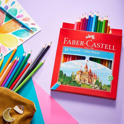 Faber-Castell, set di matite colorate Classic Colour, 48 pezzi