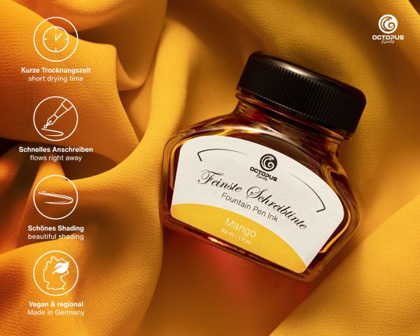 Inchiostro per penne stilografiche Octopus Fluids Classic Mango