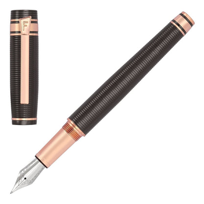 Festina, Stylo-plume, Rayures larges, Gun & Or rose