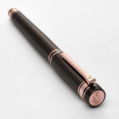 Festina, Stylo-plume, Rayures larges, Gun & Or rose