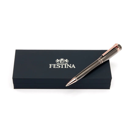 Festina, stylo à bille, Bold Stripe, Gun & Rosegold