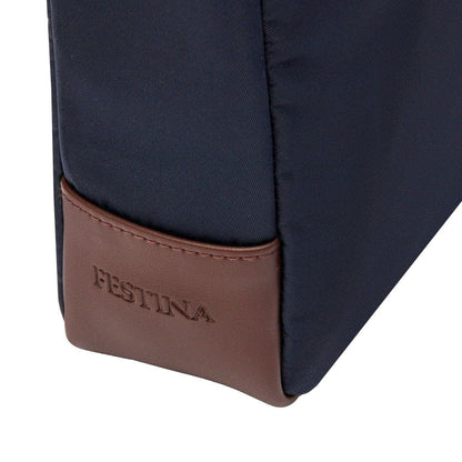 Festina, sac bandoulière, bouton marine et marron
