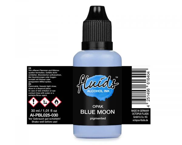 Octopus Fluids inchiostro a base di alcol opaco OPAK Blue Moon Blu