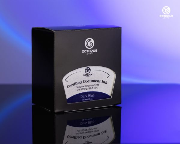 Octopus Fluids Encre Document Ink Dark Blue, bleu foncé, 30 ml