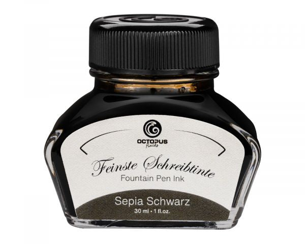 Octopus Fluids Füllhaltertinte Classic Schreibtinten Sepia Schwarz