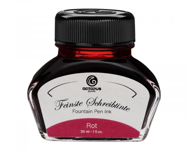 Octopus Fluids Füllhaltertinte Classic Schreibtinten Rot