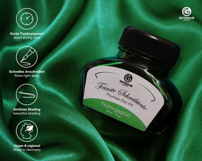 Octopus Fluids Encre de stylo plume classique Vert printemps