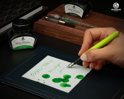 Octopus Fluids Encre de stylo plume classique Vert printemps