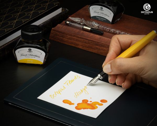 Octopus Fluids Encre pour Stylo Plume Classique Encres de Calligraphie Mangue