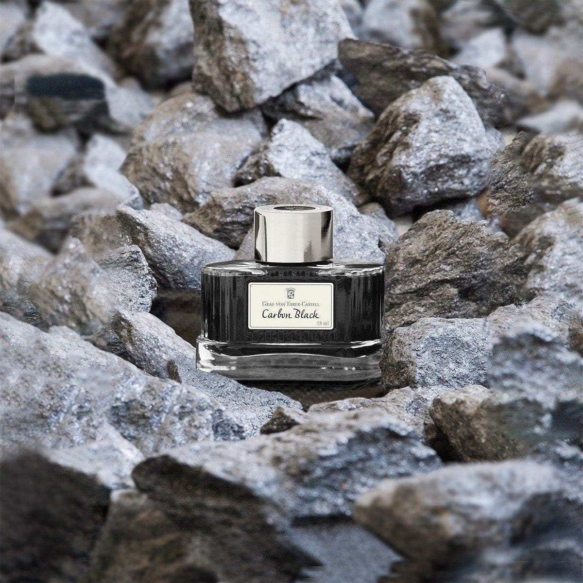 Graf von Faber-Castell, Pot d'encre, 75 ml, Carbon Black
