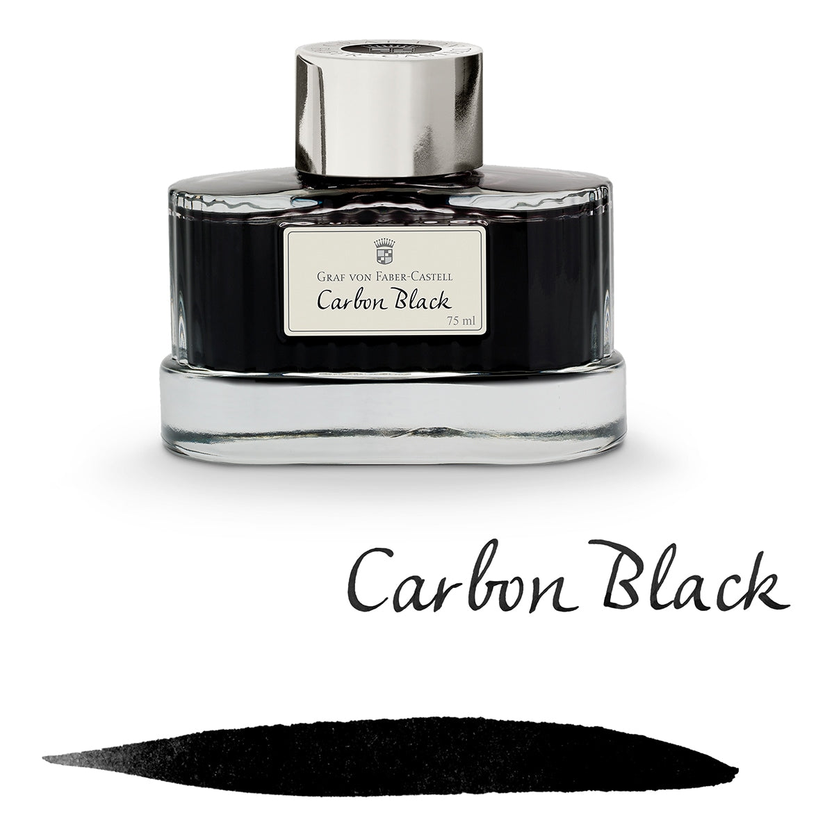 Graf von Faber-Castell, Pot d'encre, 75 ml, Carbon Black