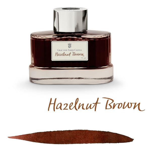 Graf von Faber-Castell, calamaio, 75 ml, marrone nocciola