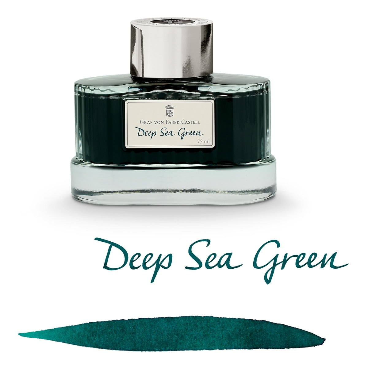 Graf von Faber-Castell, Encre en flacon, 75 ml, Deep Sea Green