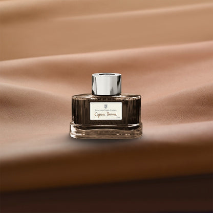 Graf von Faber-Castell, calamaio, 75 ml, marrone cognac