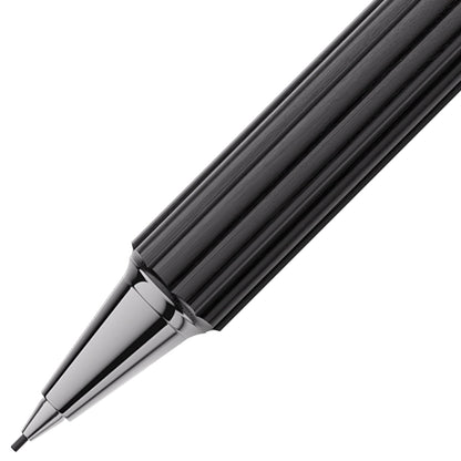 Crayon rotatif Graf von Faber-Castell Bloom ébène, ruthénium, 0.5mm, noir