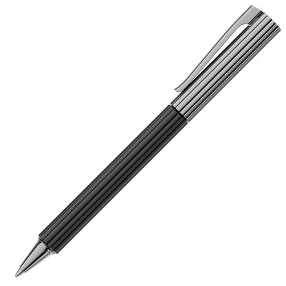 Graf von Faber-Castell Kugelschreiber Bloom Ebenholz, rutheniert, schwarz
