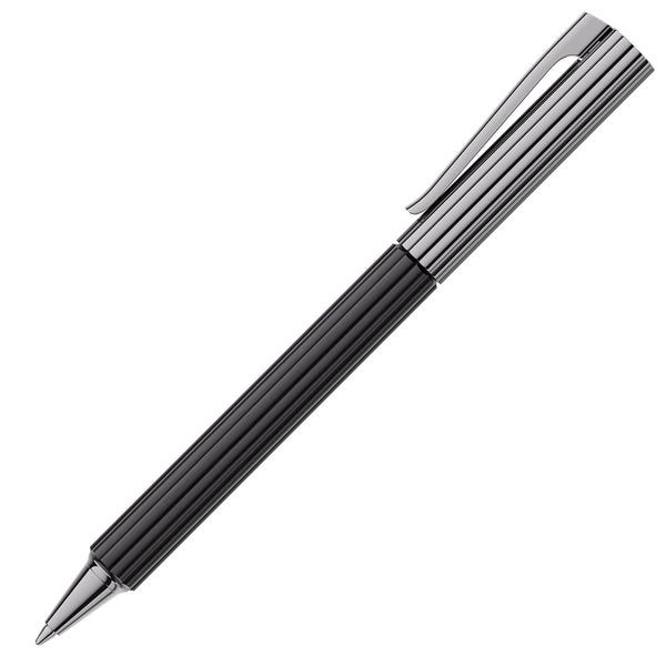 Stylo bille Graf von Faber-Castell Bloom ébène, ruthénié, noir