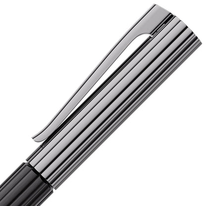 Graf von Faber-Castell Kugelschreiber Bloom Ebenholz, rutheniert, schwarz