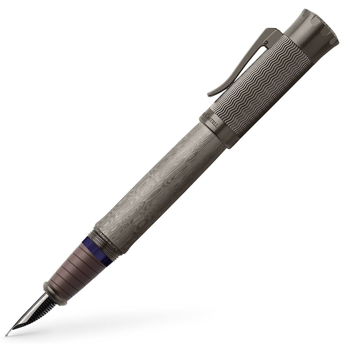 Graf von Faber-Castell, penna stilografica, Pen of the Year 2021 - Knights, 18Kt, grigio scuro