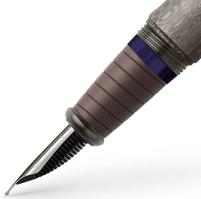 Graf von Faber-Castell, penna stilografica, Pen of the Year 2021 - Knights, 18Kt, grigio scuro