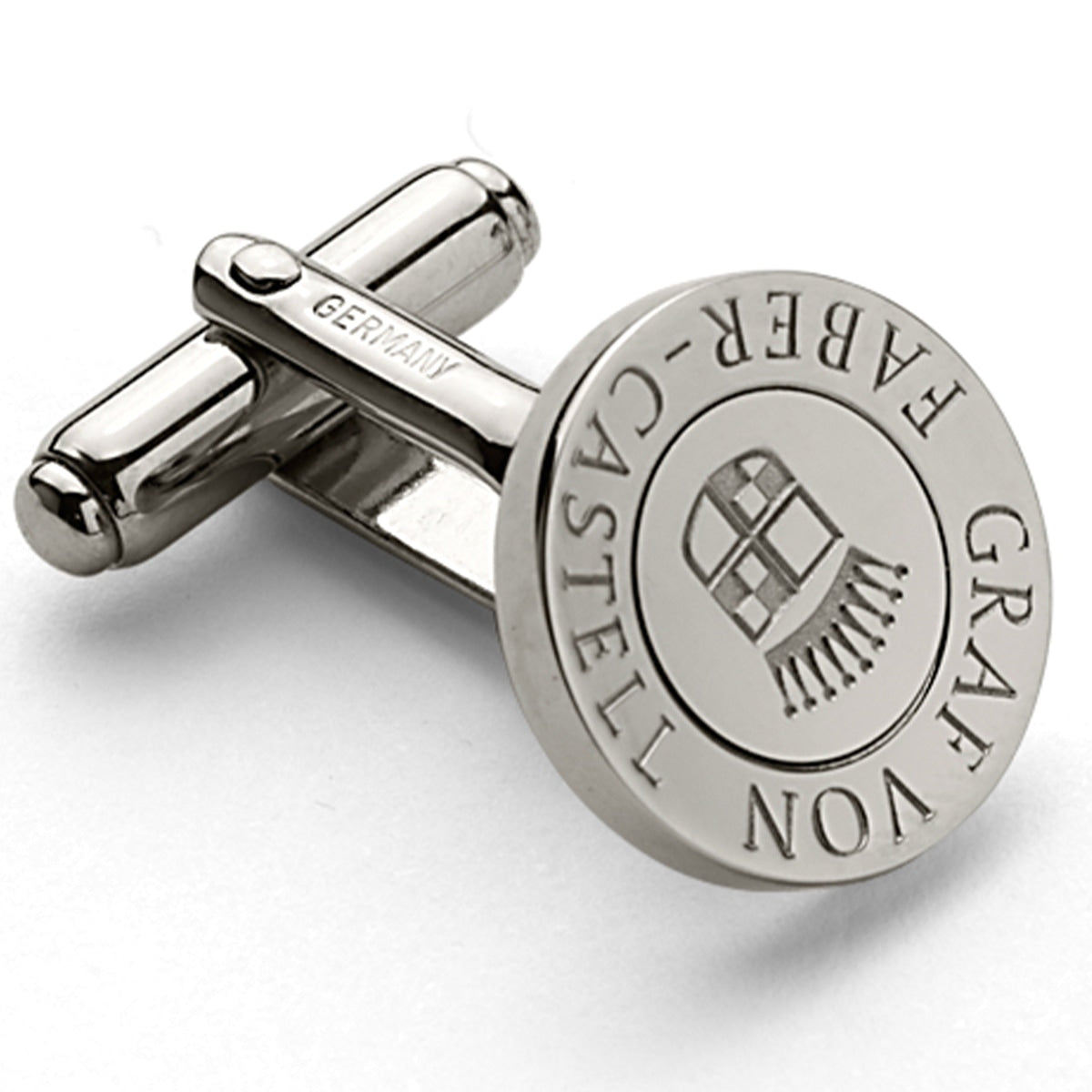 Graf von Faber-Castell, boutons de manchette, lot de 2, (plaqués platine)