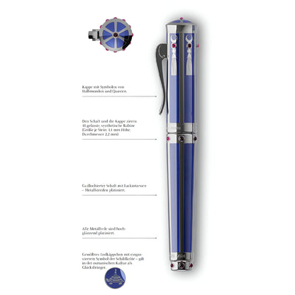 Graf von Faber-Castell Tintenroller Pen of the Year 2024 - Limited Edition Ottoman, blau