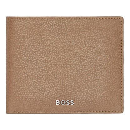 HUGO BOSS Brieftasche, Classic mit Klappe Grained, Camel, 6