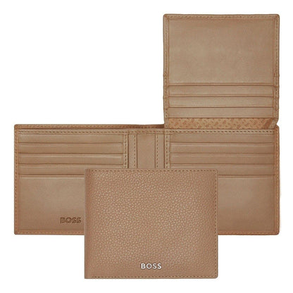 HUGO BOSS Brieftasche, Classic mit Klappe Grained, Camel, Gesamtansicht, 1