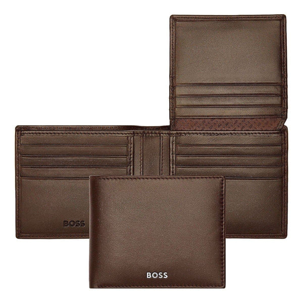 HUGO BOSS Brieftasche, Classic mit Klappe Smooth, Brown