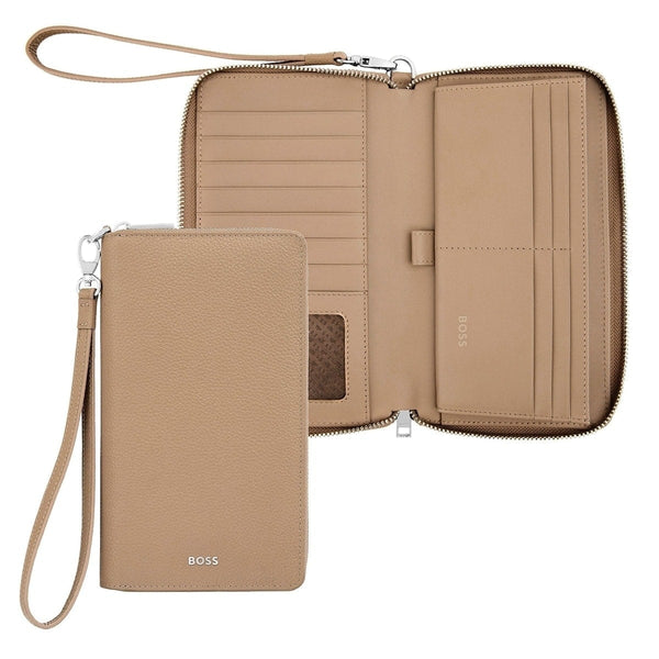 HUGO BOSS Portefeuille Classic Smooth, Camel