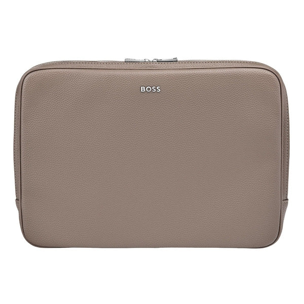 HUGO BOSS Housse d'ordinateur portable Classic Taupe
