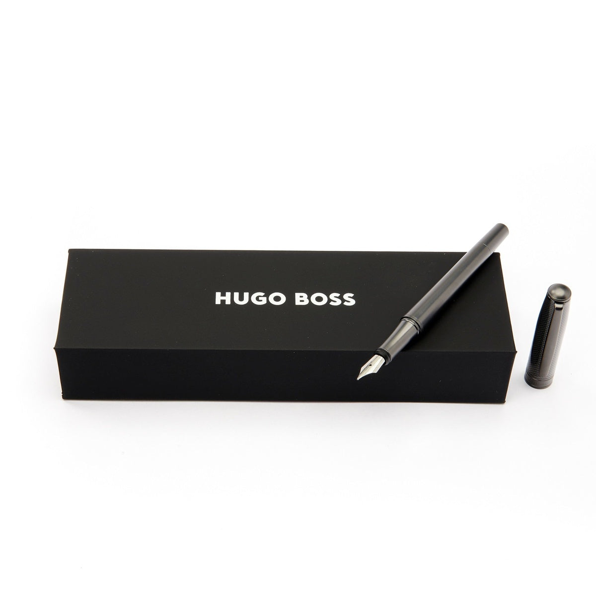HUGO BOSS, penna stilografica, Essential Metal, color canna di fucile