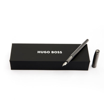 HUGO BOSS, penna stilografica, Essential Metal, color canna di fucile