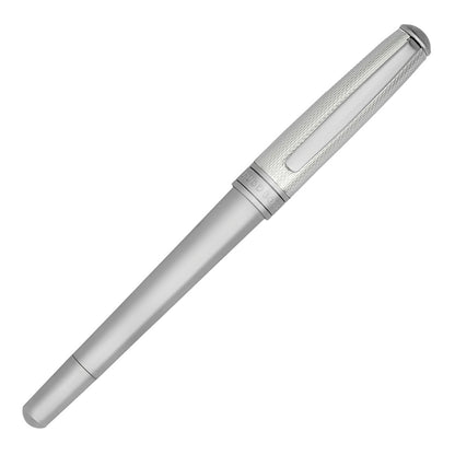HUGO BOSS, penna stilografica, Essential Metal, argento