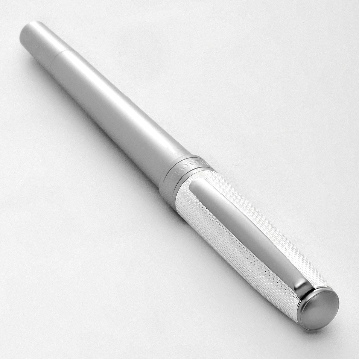 HUGO BOSS, penna stilografica, Essential Metal, argento