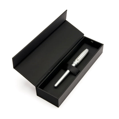 HUGO BOSS, penna stilografica, Essential Metal, argento