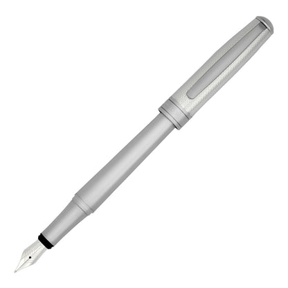 HUGO BOSS, penna stilografica, Essential Metal, argento