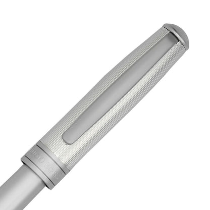 HUGO BOSS, penna stilografica, Essential Metal, argento