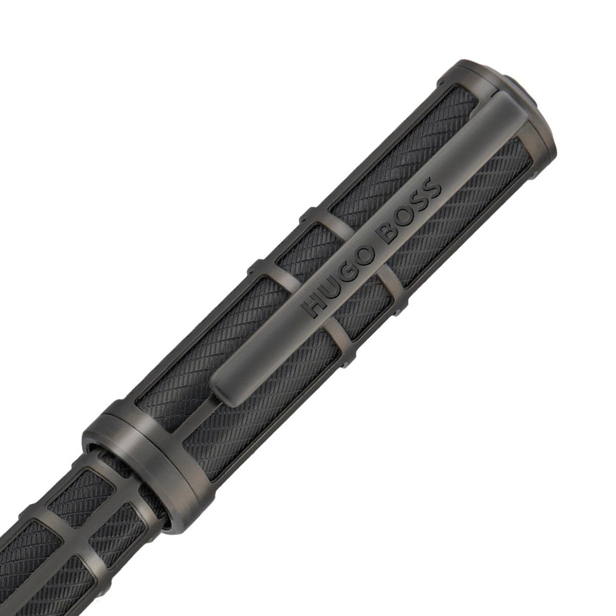 HUGO BOSS Füller Frame Grid, Black & Gun - 3