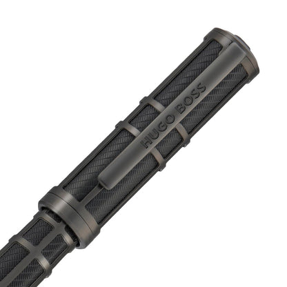 HUGO BOSS Füller Frame Grid, Black & Gun - 3