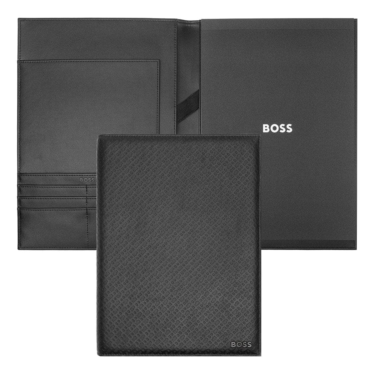 HUGO BOSS, porte-documents, Monogram Black