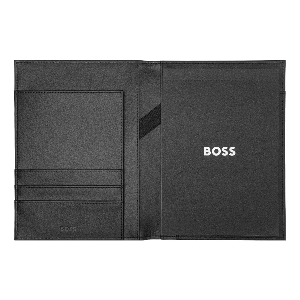 HUGO BOSS, cartellina portadocumenti, Monogram Black