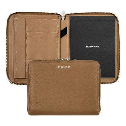 HUGO BOSS Konferenzmappe, Pure Iconic, Camel, Gesamtansicht, 1