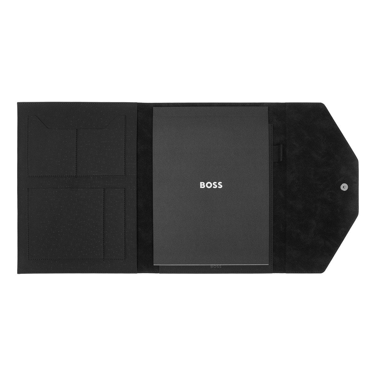HUGO BOSS, Füller + Schreibmappe + Schlüsselanhänger, Rive