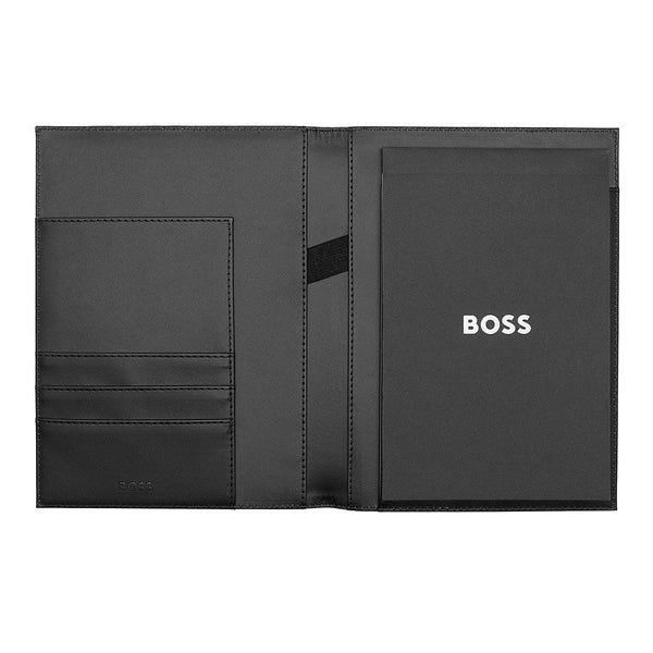 Cartella portadocumenti HUGO BOSS Formation, righe, A5, grigio